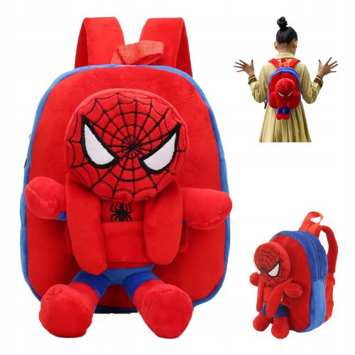  Plüsch-Rucksack für Kinder im Vorschulalter, 2in1, mit Spiderman-Maskottchen-Plüsch-Geschenk
