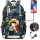  Rucksack Einteilige USB-Buchschultasche Große Kapazität Schülerschultaschen