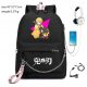  Demon Slayer USB-Schulrucksack, A4, große Designs, hohe Qualität
