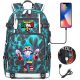  Standardmäßiger Mico Brawl Stars-Rucksack mit USB-Aufladung. Grosse Kapazität