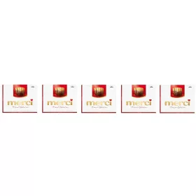 5x 250g MERCI Rote Schokoladenpralinen Halbe Kartonpackung