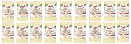 Casali Rum-Kokos Dragees in Weißer Schokolade, 18x100g Packung
