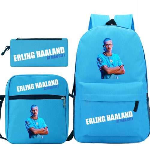  RUCKSACK-SET, TASCHE, Federmäppchen, ERLING HAALAND-MUSTER