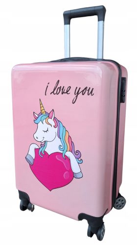  EINHORN-KOFFER EINHORN-PFERD-HERZ-RÄDER FÜR KINDERREISE-KOMBINATION