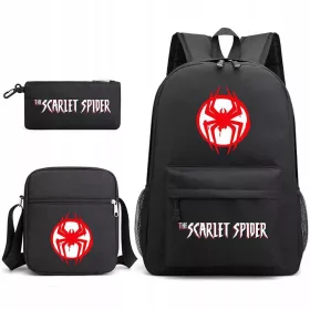    Spider-Man Schul-Set, Rucksack, Tasche, Federmäppchen, hohe Qualität