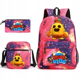    Brawl Stars Schul-Set, Rucksack, Tasche, Federmäppchen, tolle Geschenke