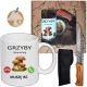  Pilzpflücker-Set, Premium-Gravurmesser, Becher, Schlüsselanhänger, super Pilzpflücker, Geschenk