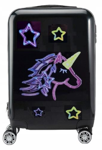  EINHORN-EINHORN-PFERDEKOFFER, SCHWARZE RÄDER, FÜR KINDER, REISECODE