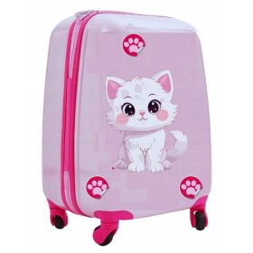    KATZENKÄTZCHENKOFFER AUF RÄDERN FÜR KINDER, KABINE FÜR FLUGZEUG, REISEN