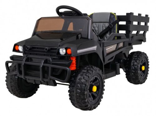 Farmer Pick-up-Auto für Kinder Schwarz + Fernbedienung + Kofferraum + Schaufel + EVA +