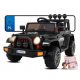  Vollzeit-Geländewagen mit Allradantrieb für Kinder, Schwarz + Allradantrieb + Fernbedienung + Audio L