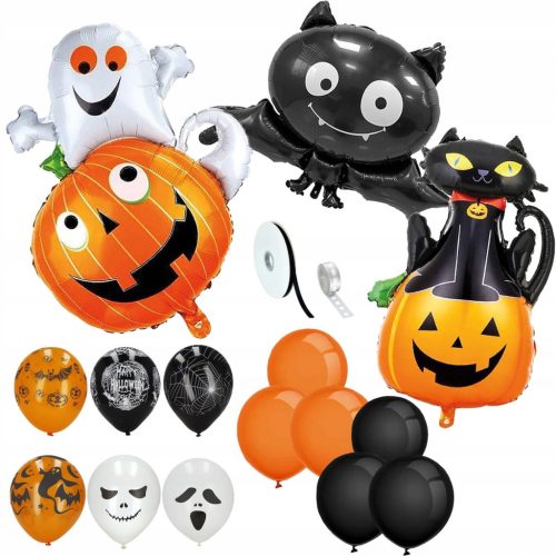 HA5215 HALLOWEEN-DEKO 14 ELEMENTE.