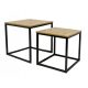  Kontrast SK101 quadratischer Couchtisch 50 x 50 x 50,5 cm Natureiche