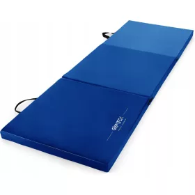    FALTBARE DREIFACHE GYMNASTIKMATRATZE FÜR ÜBUNGEN 180X60X5CM GYMTEK