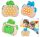  Arcade-Spiel POP IT Anti-Stress-Dinosaurier-Spiel Shining-Set