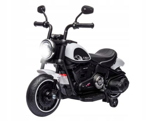  Milly Mally Batteriebetriebenes Fahrzeug Eagle White Motorrad