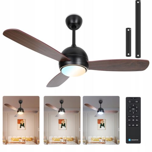  Aigostar Deckenventilator Deckenventilator schwarz