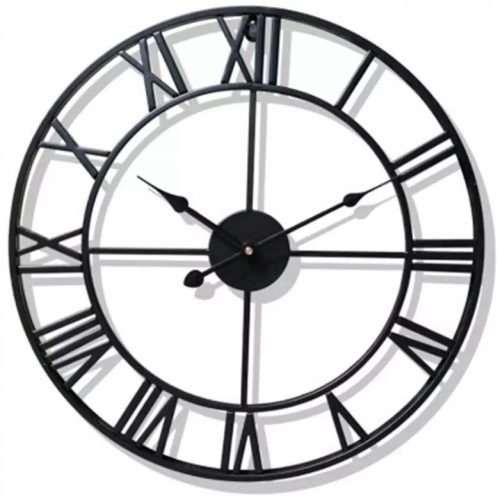  Asato Wanduhr schwarz 60cm
