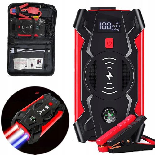  20000 mAh AUTOSTARTER POWERBANK NOTBATTERIE + SOS-LED