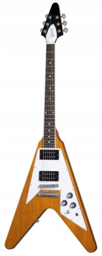  Gibson 70s Flying V Antique Natural E-Gitarre + Koffer