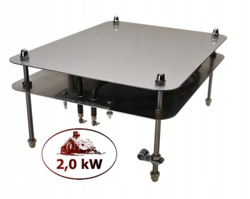  Heizgerät mit Deflektor für Räucherkammern und Trockner mit einer Leistung von 2,0 kW 2000 W