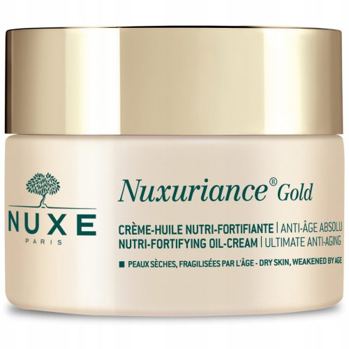 NUXE Nuxuriance Gold Nährende Tagescreme für strahlend schöne Haut - 50ml