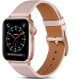  ELEGANTES WILDLEDERARMBAND FÜR APPLE WATCH 6 5 4 38 40 42 44MM IWATCH ROSA