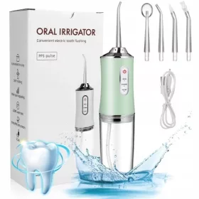    ZAHNBEWÄSSERUNG KABELLOS DENTAL LEISTUNGSSTARK 4 DÜSEN 3 MODI