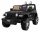  Jeep Wrangler Rubicon batteriebetrieben für Kinder, schwarz + Fernbedienung + MP3-Radio
