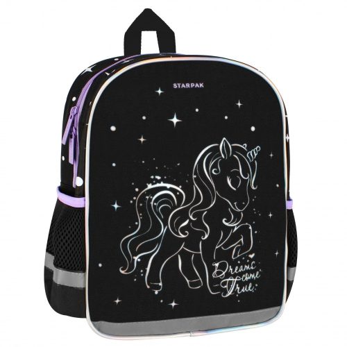  VORSCHULREISE-RUCKSACK EINHORN HOLO SCHWARZ