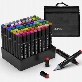    ALKOHOLMARKER, MARKIERER, TRIPS, STIFTE, DOPPELSEITIG MARKIERER, 80ER-SET