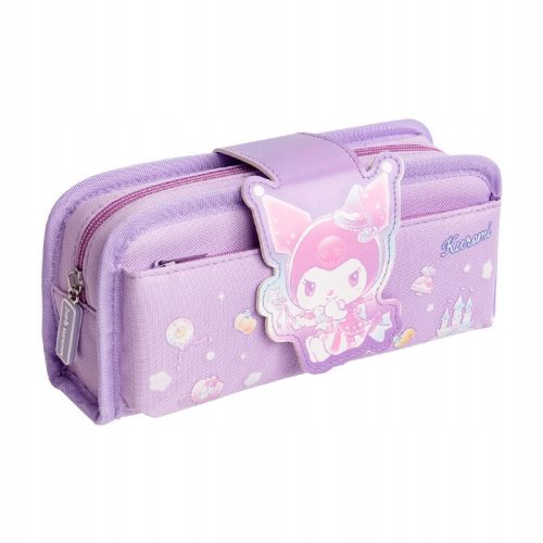 GROSSE MULTIFUNKTIONALE BLEISTIFTTASCHE MIT DREI TEILEN, KUROMI MELODY CINNAMOROLL