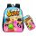  Schulset, Rucksack, Federmäppchen, Stumble-Guys-Muster