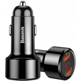    BASEUS SCHNELLES KFZ-LADEGERÄT 6A 2x USB LEISTUNGSSTARK 45W FÜR LED-ZIGARETTENANZÜNDER