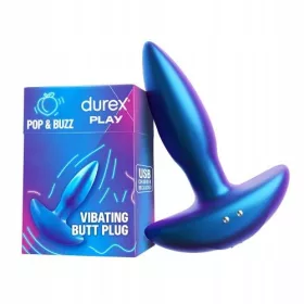    Durex vibrierender Analplug, Dildo-Analplug, USB wiederaufladbar