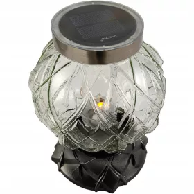    Große Solarkerze KULA, Photovoltaik-Laterne, Glaskugel, 25 cm