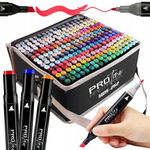  PRO ALKOHOLMARKER-SET 262-TLG. TOUCH-TASCHE