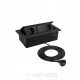  Steckdose, Tisch-USB Orno schwarz