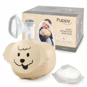    VERNEBLER-INHALATOR FÜR KINDER, FLAEM PUPPY ZERTIFIZIERTER HUND, ZWEI MASKEN