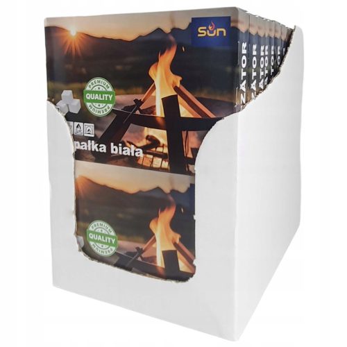  EFFIZIENTES EXTRA-Anzündholz für GRILL, KAMIN, OFEN, Anzündholz, WEISS, 768 Würfel