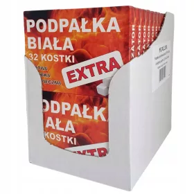    EFFIZIENTES EXTRA-Anzündholz für Grill, Kamin, Herd, weißes Anzündholz, 768 Würfel