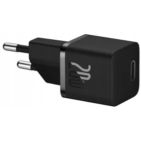   BASEUS GaN5 Schnellladegerät Mini 1C 20W Schwarzes Netzladegerät