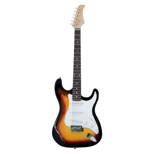  MusicMate Me-02 Sunburst E-Gitarre für Einsteiger