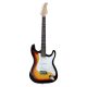  MusicMate Me-02 Sunburst E-Gitarre für Einsteiger