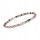  Damenarmband Naturstein Turmalin 2X3 mm
