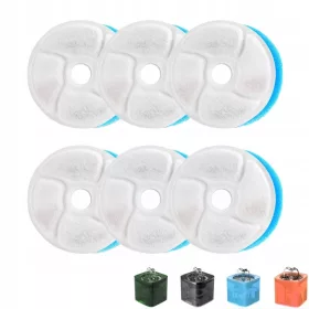  6× BRUNNENFILTERtränken für Katzen und Hunde 10,5 cm