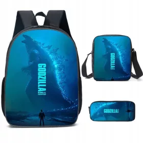  Godzilla vs. Kong SCHULSET RUCKSACK A4 TASCHE PENCINER CASE