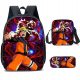  NARUTO SCHULSET RUCKSACK A4 TASCHE 3D BLEISTIFTETUI