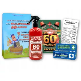    Spezielles Geschenkset zum 60. Geburtstag für den Großvater eines Freundes