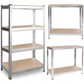    Gockowiak Lagerregal aus Metall, 150 x 75 x 30 cm, max. 125 kg pro Regal